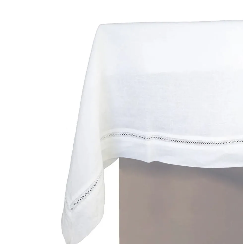 Nappe en lin blanche