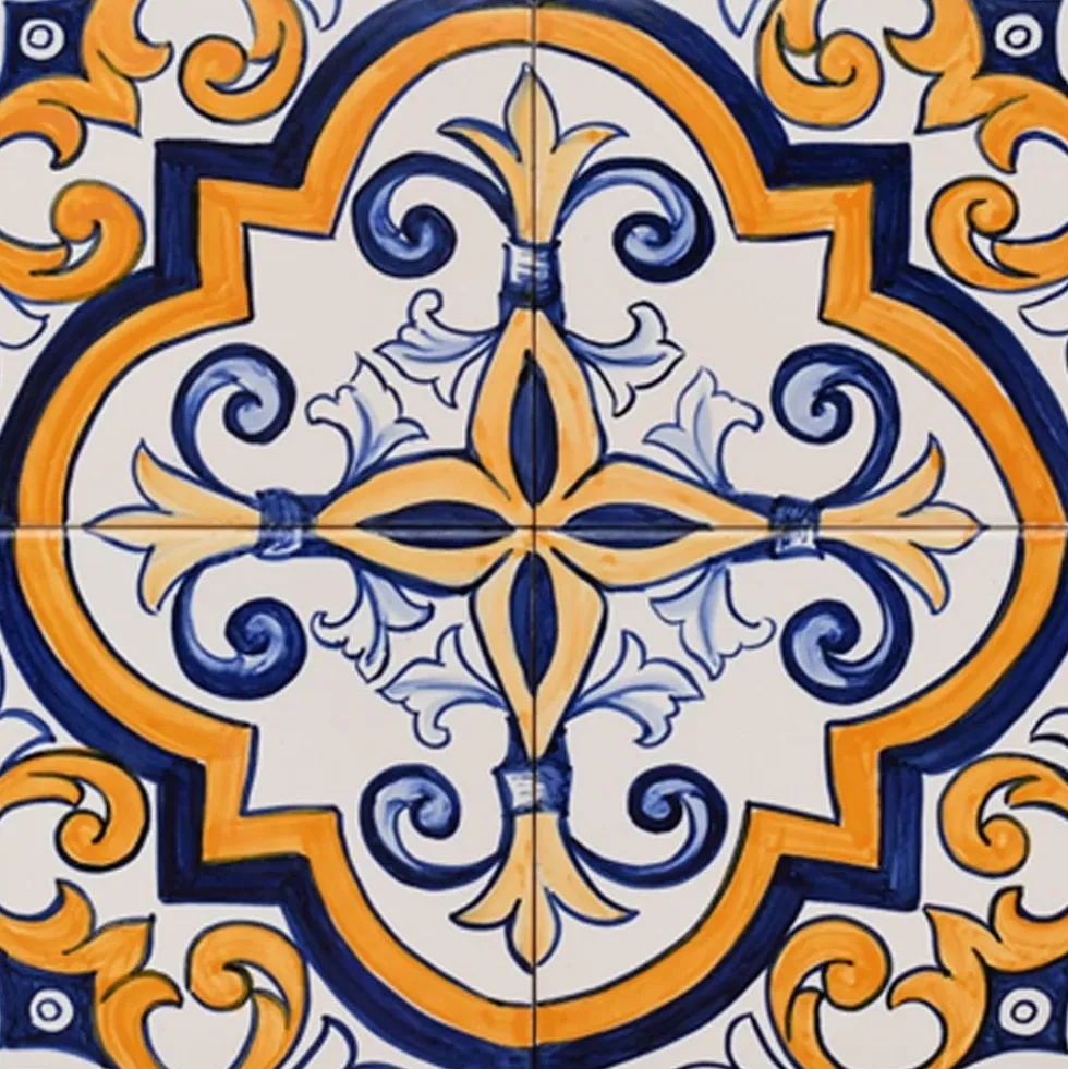 Panneau d'azulejos 28x28cm