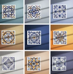 Panneau d'azulejos 28x28cm