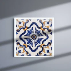 Panneau d'azulejos 28x28cm