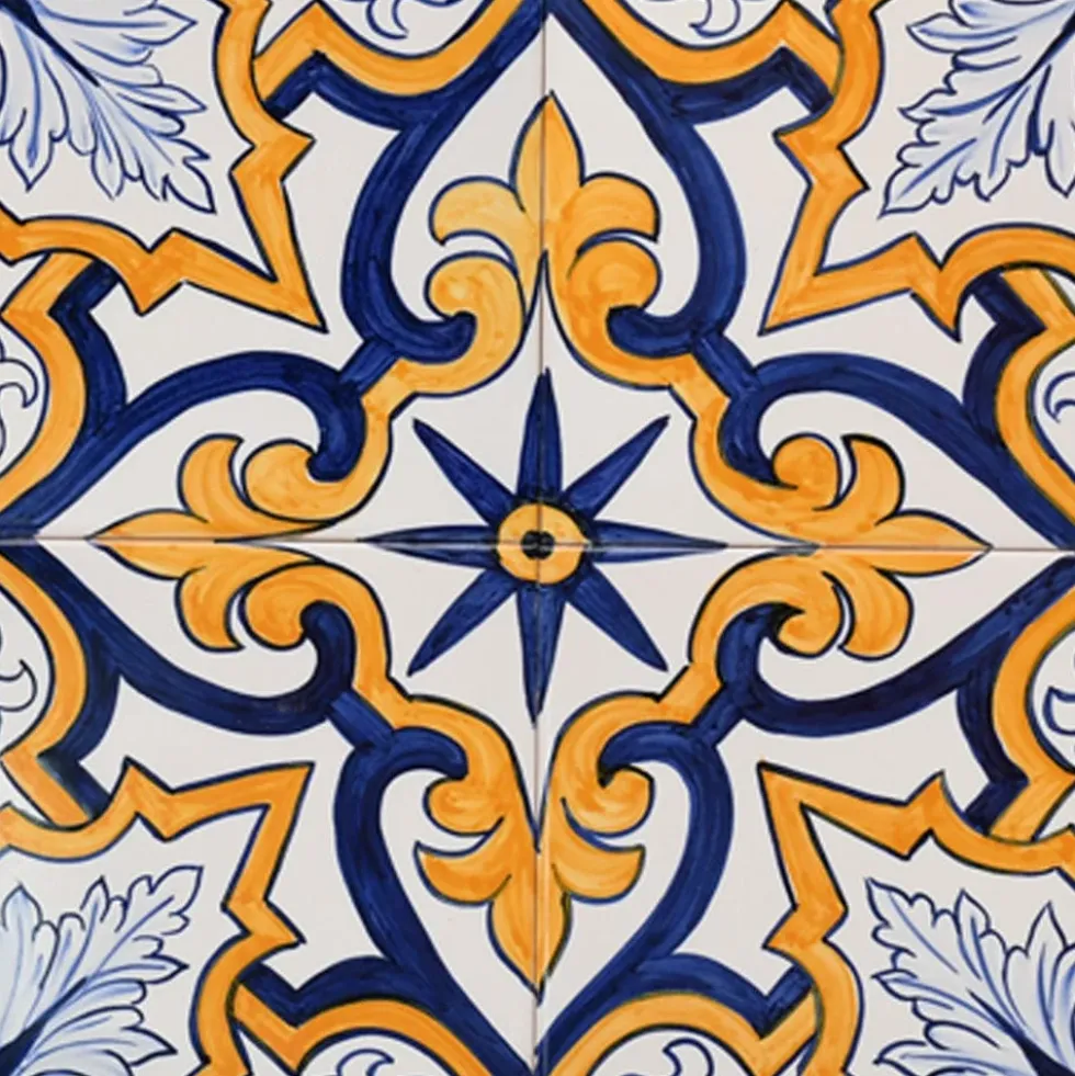 Panneau d'azulejos 28x28cm