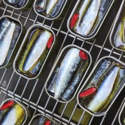 Papa Anzóis I Conserve de sardines à l'huile d'olive vierge et au piment Malagueta