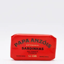 Papa Anzóis I Conserve de sardines à l'huile d'olive vierge et à la tomate piquante