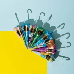 Parapluies en chocolat au lait