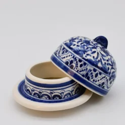 Petit beurrier en céramique de Coimbra