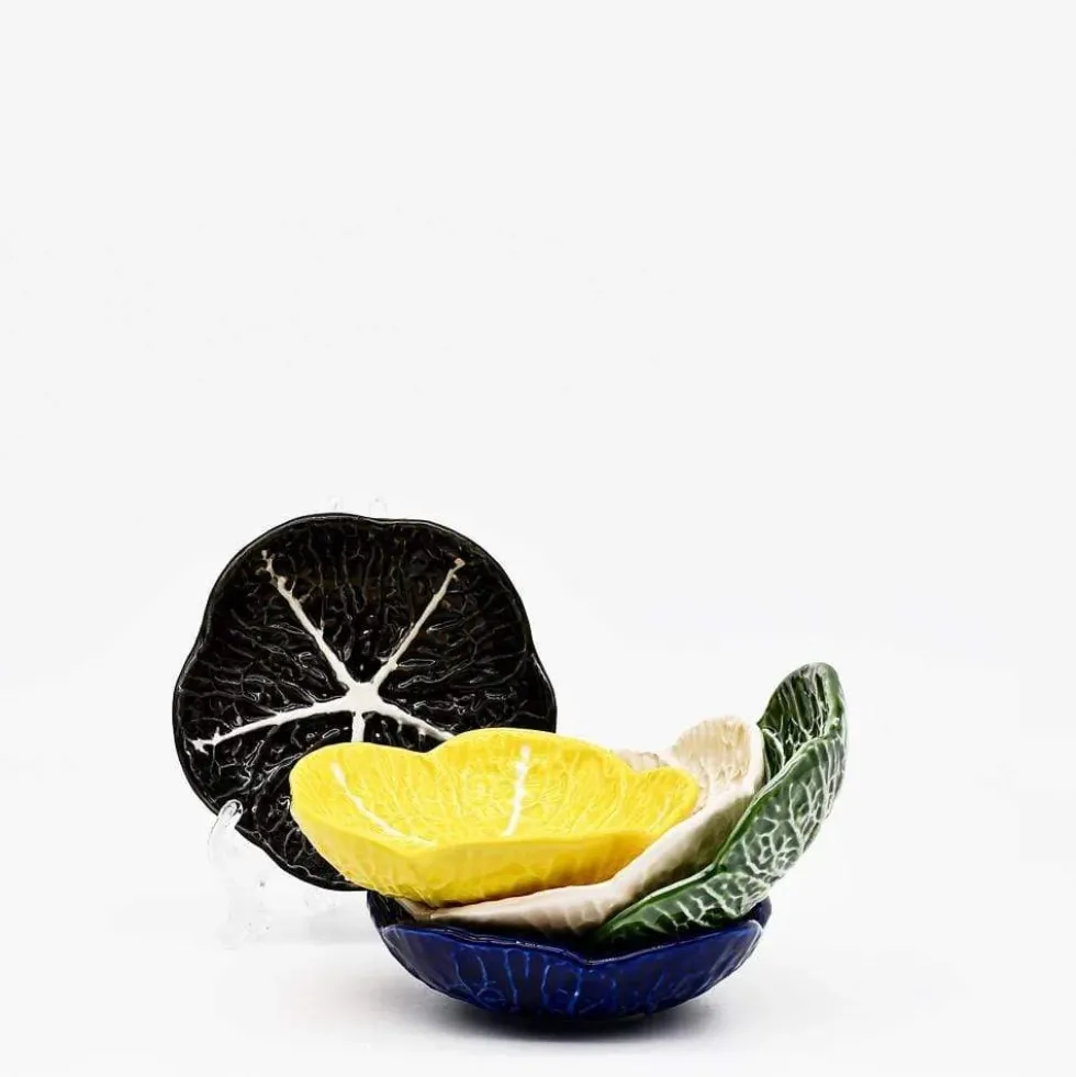 Petite assiette en céramique en forme de chou - 12 cm