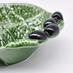 Petite assiette à olives en forme de chou