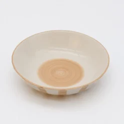 Petite coupe rayée "Costa Nova Mar" - Moka
