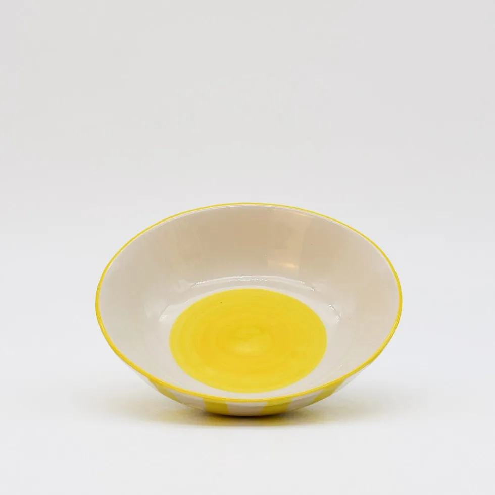 Petite coupe rayée "Costa Nova Mar" - Jaune