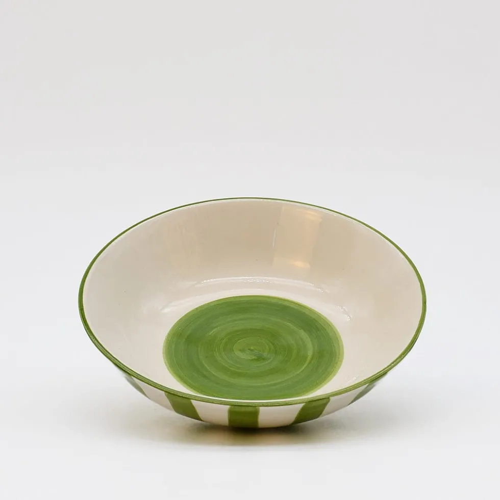 Petite coupe rayée "Costa Nova Mar" - Vert