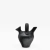 Petite cruche en terre cuite noire de Bisalhães - 13cm