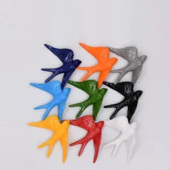 Petites hirondelles en céramique 8cm - 20 couleurs