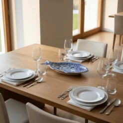 Petit plat de service en céramique de Coimbra - 30cm