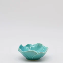 Petit plat en céramique "Papoila" - Turquoise
