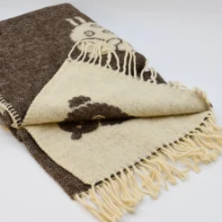 Plaid enfant en laine - Marron