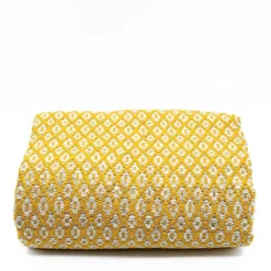 Plaid en laine "Real" - Jaune