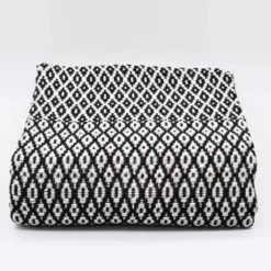 Plaid en laine "Real" - Noir