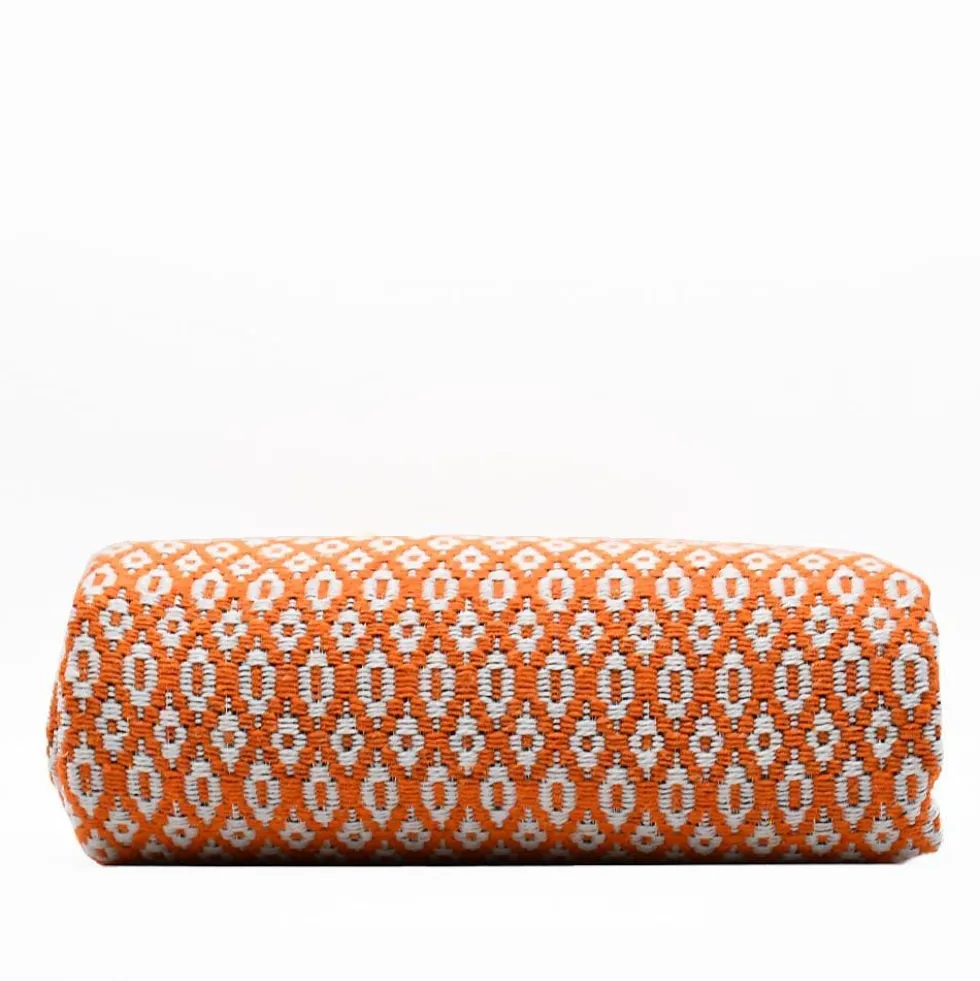 Plaid en laine "Real" - Orange
