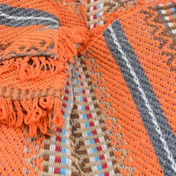 Plaid traditionnel à frange