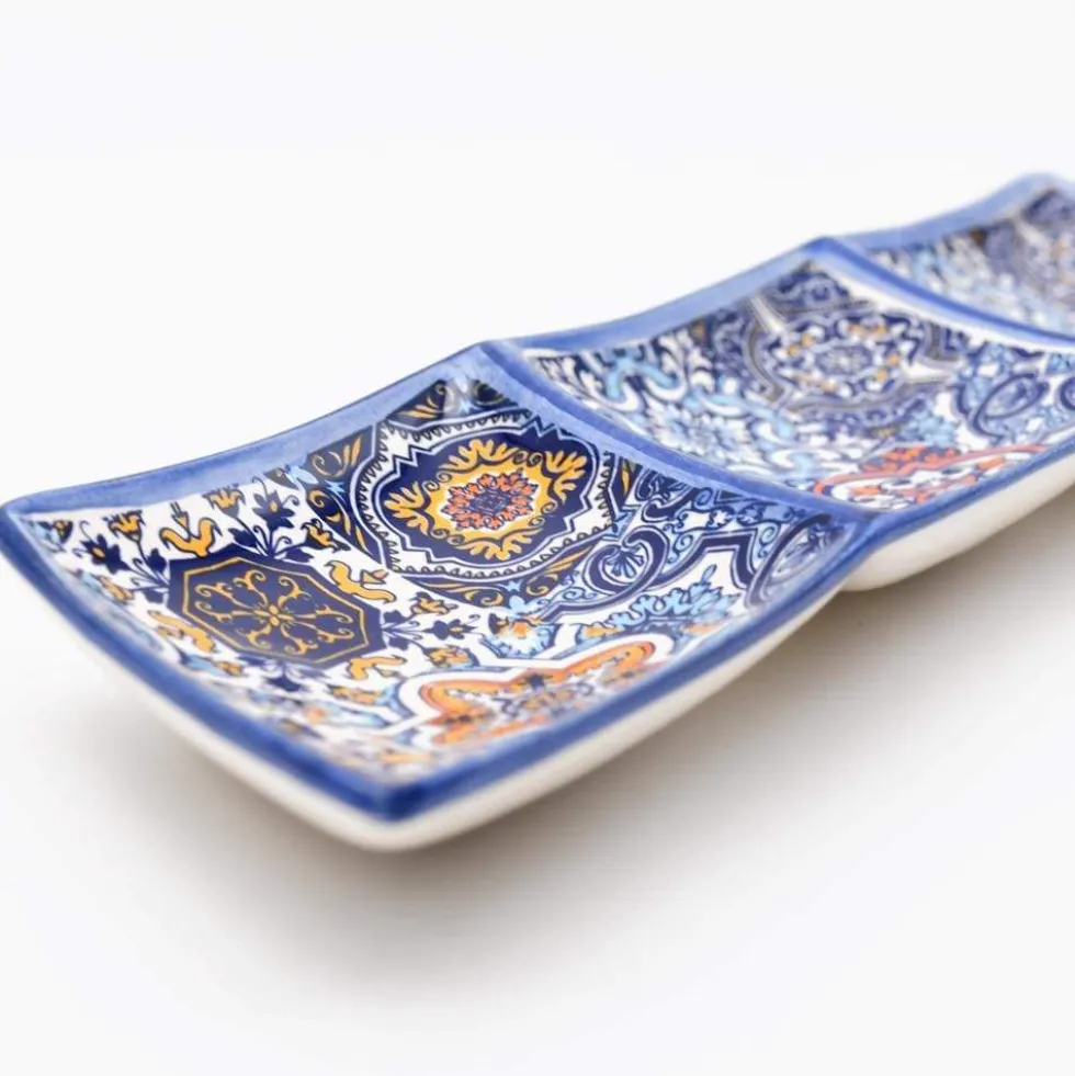 Plat de service en céramique "Azulejos"