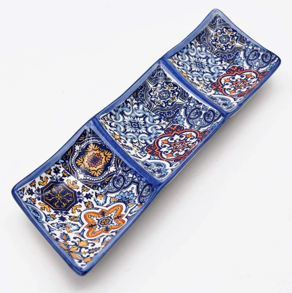 Plat de service en céramique "Azulejos"