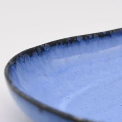 Plat de service en grès "Amazonia" Bleu - 34cm