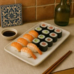Plat de service en grès "Amazonia" Blanc - 28cm