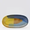 Plat de service en grès "Corals" - 34cm