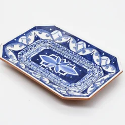 Plat de service en terre cuite vitrifiée "Alentejo" - 34cm