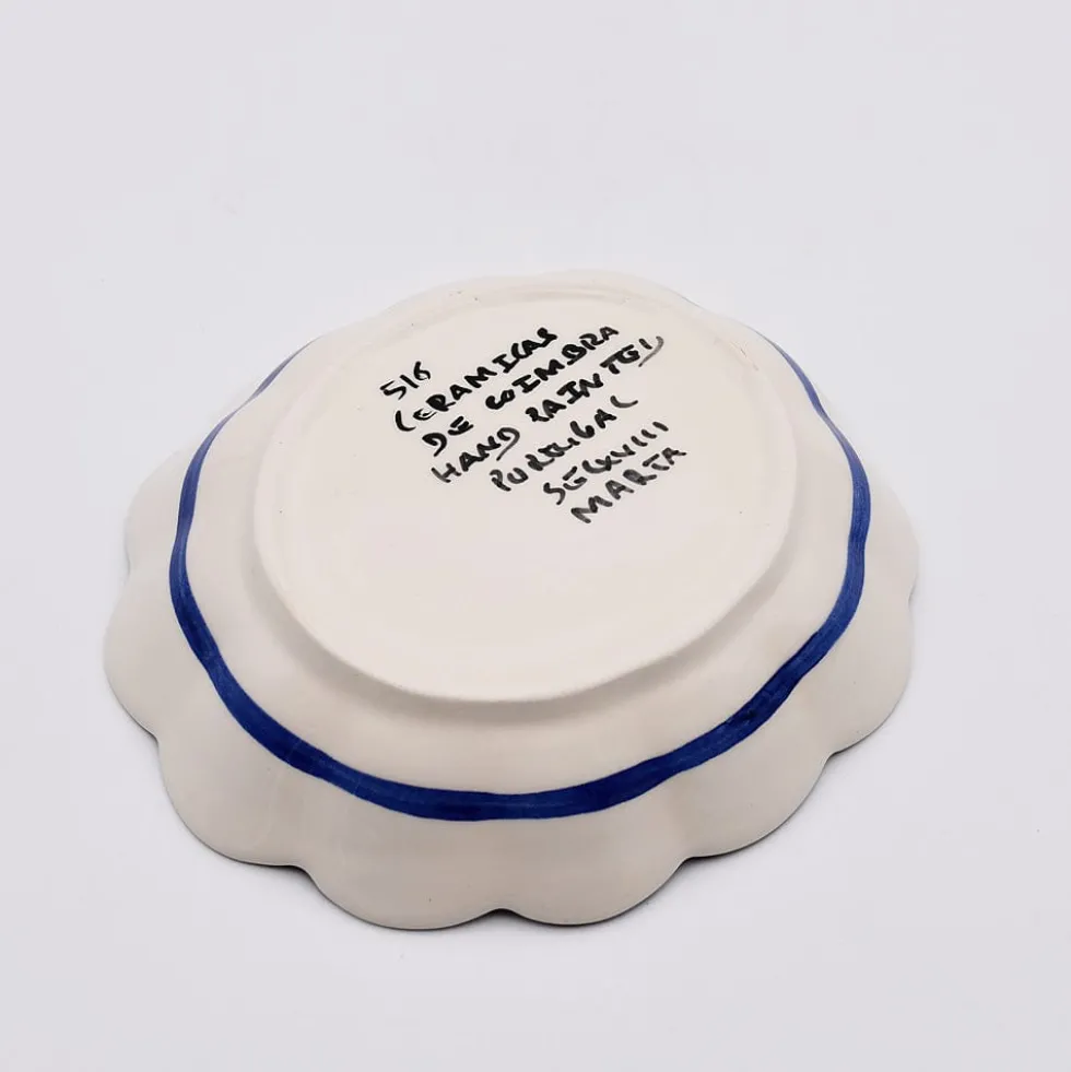 Plat de service rayé "Costa Nova Mar" - Bleu cobalt