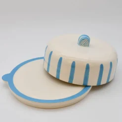Plateau à fromage ou gateau "Costa Nova Mar" - Turquoise