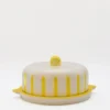 Plateau à fromage ou gateau "Costa Nova Mar" - Jaune