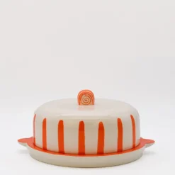 Plateau à fromage ou gateau "Costa Nova Mar" - Orange