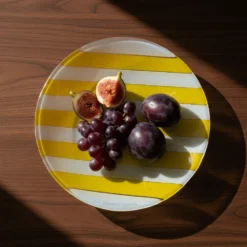 Plat en verre 
