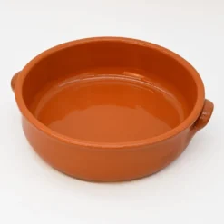 Plat à four rond en terre cuite vitrifiée