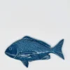 Poisson en céramique "Dourada" Bleu