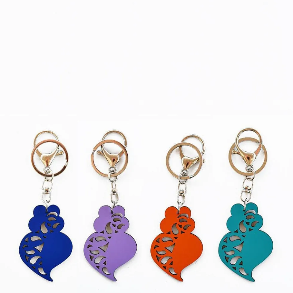 Porte clés "Coração de Viana" - 11 couleurs