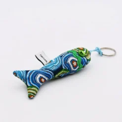 Porte-clés en forme de Sardine - Bleu