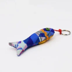 Porte-clés en forme de Sardine - Bleu