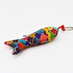 Porte-clés en forme de Sardine - Multicolore