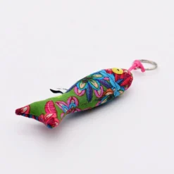 Porte-clés en forme de Sardine - Vert