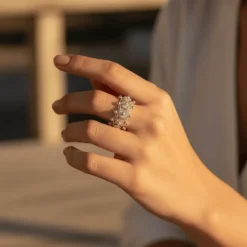 Á Portuguesa I Bague en argent