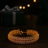 Á Portuguesa I Bracelet en argent doré