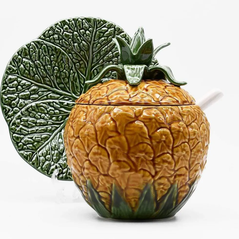 Pot en céramique en forme d'ananas - 18cm