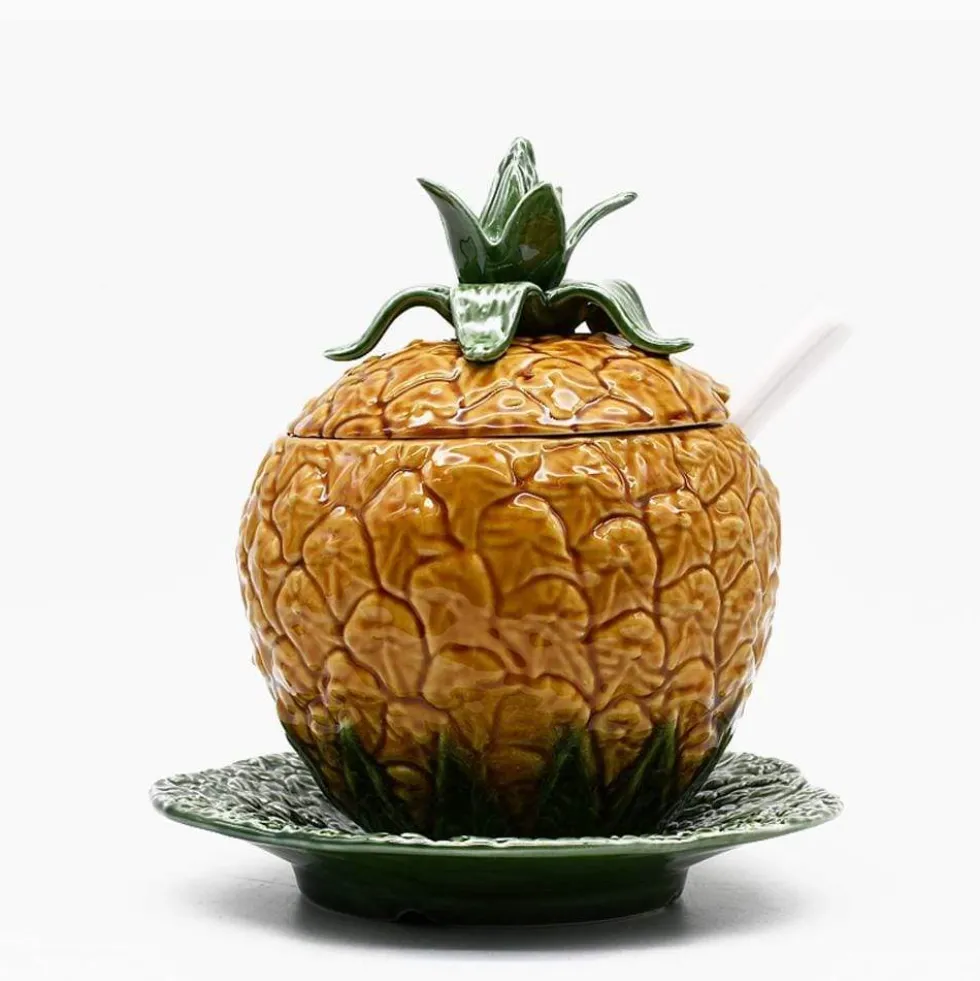 Pot en céramique en forme d'ananas - 18cm