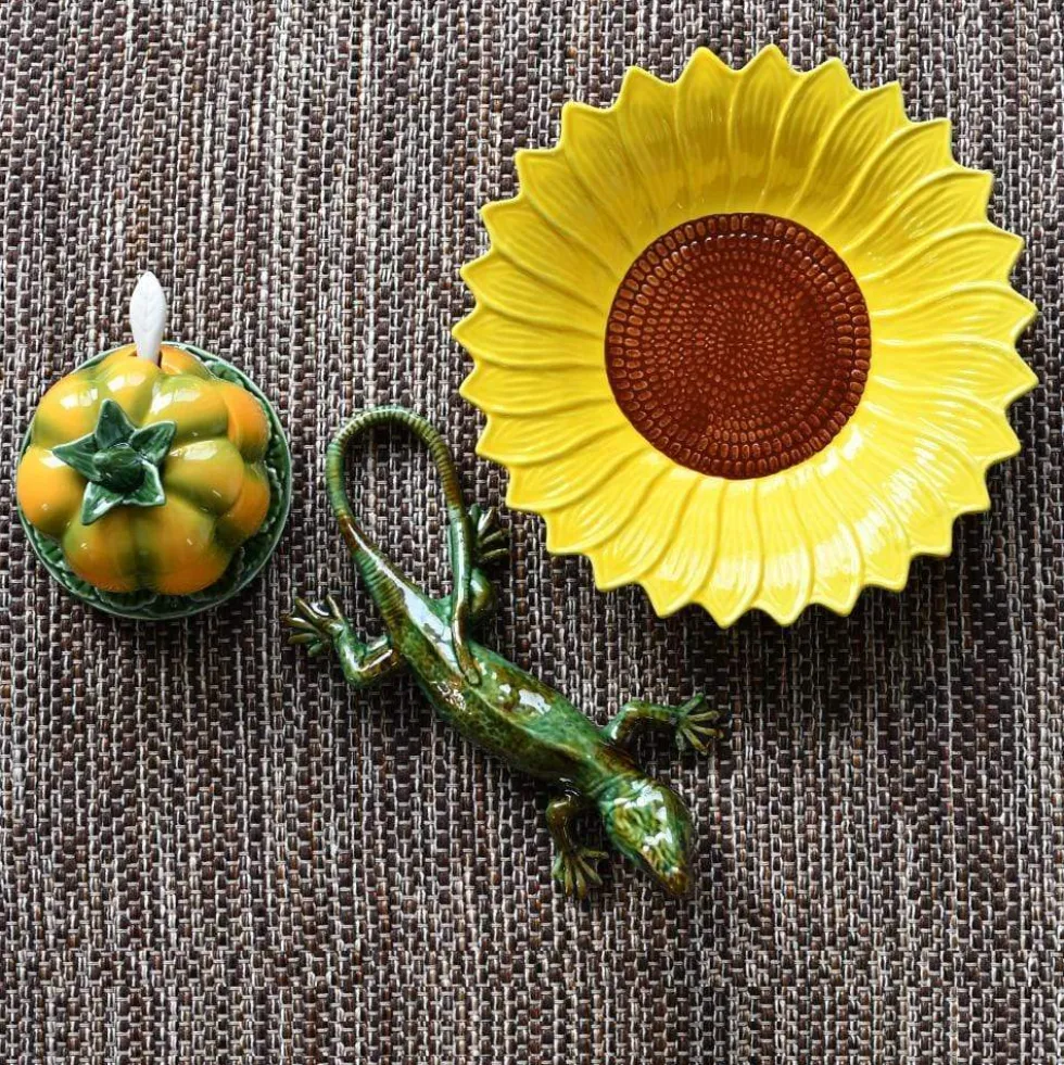 Pot en céramique en forme de citrouille - 10cm
