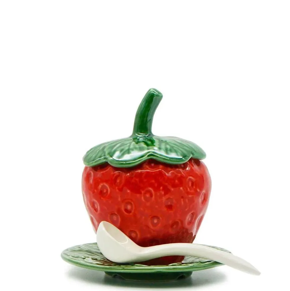 Pot en céramique en forme de fraise - 20cm