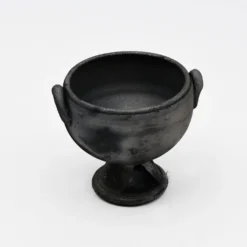 Pot en terre cuite noire de Bisalhães - 9cm
