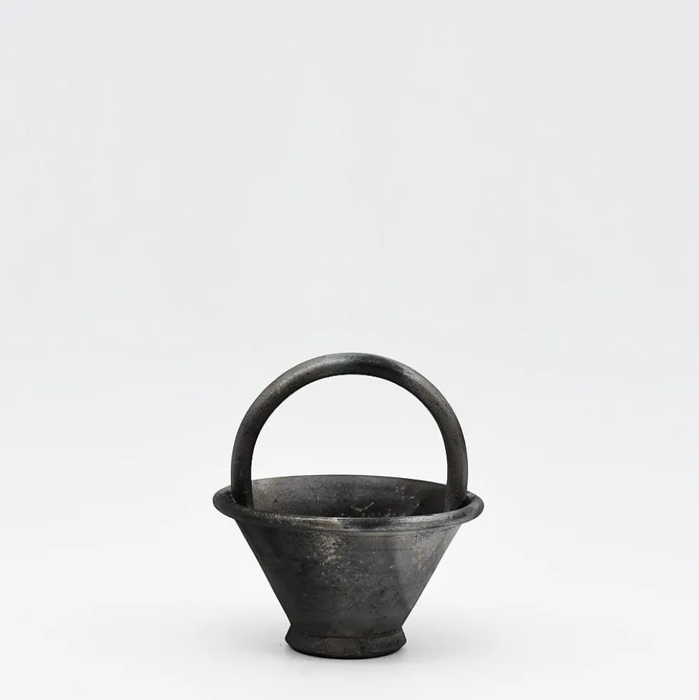 Pot en terre cuite noire de Bisalhães - 9cm