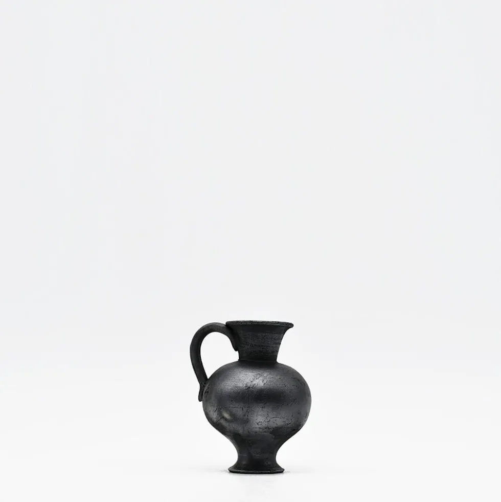 Pot en terre cuite noire de Bisalhães - 9cm